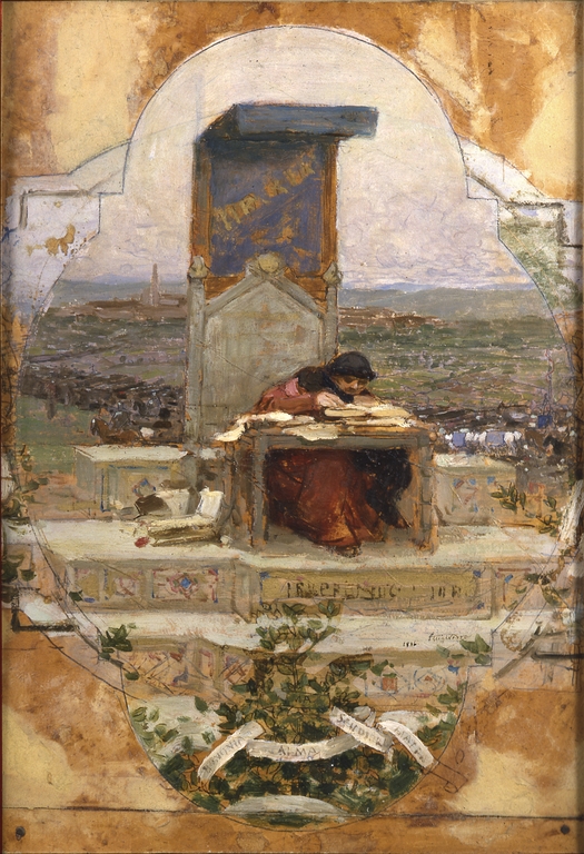 Irnerio che glossa le antiche leggi Irnerio che glossa le antiche leggi