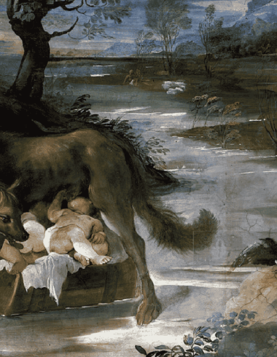 Romolo e Remo allattati dalla lupa