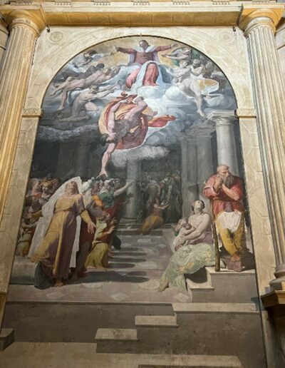 Basilica S. Giacomo Maggiore: Annunciation of the Birth of John the Baptist
